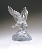 Beautiful Animal Crystal Trophy Award Laser Etch Glass Block