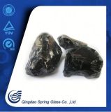 Black Clear Glass Rocks for Garden Decoration