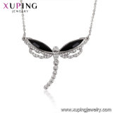 43484 Xuping Latest Designs Crystals From Swarovski Dragonfly Pendant Necklace Jewelry