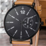 Custom Logo Quartz Men's Watch Crystal Swiss Wrist for Man (WY-17012B)