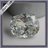 Dazzling Rectangle Shape Cushion Cut White Cubic Zirconia