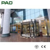 Safety 3-Wing Automatic Revolving Door with Showcase