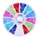 Nail Art, Nail Beauty, Nail Accessories, Rainbow Rhinestones