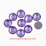 Wholesale Good Quality Ss34 Tanzanite Crystal Hotfix Iron on Flatback Rhinestone for Garment Decoration