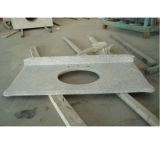 Natural Stone Pearl White Grnaite Bathroom Vanity Tops