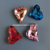 Factory Direct Sale Heart Shape Fancy Crystal Stone with Claw