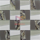 Modern Design Crystal Glass Mosaic Mixed by Matt and Grossy Face (CFC651)