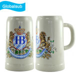 Sublimation Porcelain Ceramic Ok Beer Mug 500ml for Image Printing