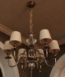 Best Selling Chandelier with Fabric Shade for Indoor Decoration