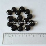 15-20mm Black Glass Pebbles