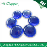 Cobalt Blue Flat Back Glass Gemstone Beads