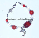 Semi Precious Gemstone Fashion Natural Beaded Bracelet Gifts