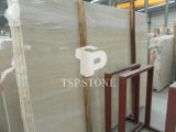 Natural Polished Cream Travertine Slab for Wall Cladding