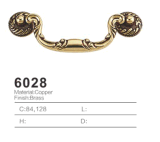 2016 Antique Brass Handle Pull Cabinet Handle Pull (6028)