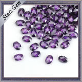 Starsgem Wholesale Price Oval Checker Cut Cubic Zirconia