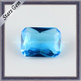 Aquamarine Rectangle Shape Octagon Cut Glass