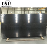 Black Wall Panel Quartz Slabs with Thin Veins