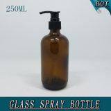 250ml Amber Cosmetic Creams Packaging Glass Lotion Bottle