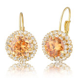 Fashion Christmas Gold Color Crystal Earrings for Women