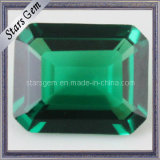 Rectangle Green Loose Gemstone Spinel Nano