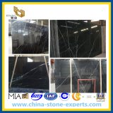 Nero Black Maquina Marble Slab for Floor and Wall