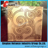 Bronze Frosted Glass/Bronze Acid Etched Glass