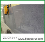 Stellar Grey Quartz Stone Slabs From Foshan