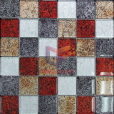 Gold Leaf Crystal Mosaic Glass Mosaic Tile (GF251)