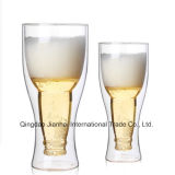 Custom Creative Double Wall Glass Bar Beer Cup