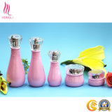 Elegant Crystal Clear Eye Shape Oval Acrylic Cosmetic Bottles and Jars