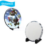 Printable Coated Blank Round Sublimation Photo Slate