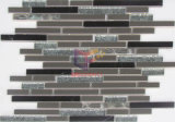 Neromargiua Stone, Glass and Silver Metal Mixed Mosaic (CFM880)