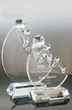 Hot Selling Advancing Together Crystal Award