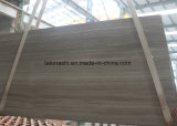 Light Gray Wood Marble Slabs for Floor and Wall