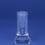 Triangle Sculpture Crystal Trophy (#75114)