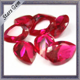 Pear Shape 3X4mm Brilliant Sparkles #5 Vivid Red Lab Ruby