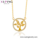 44442 Xuping Fashion Rose Gold Color Neutral Necklace