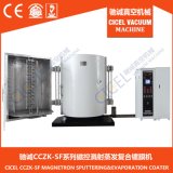 Vertoical Double Door cosmetic Caps Plastic Aluminuim Vacuum Coating Machine /UV Vacuum Plastic Metalizing Machine for Plastic