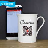 White Glazed China Ceramic Mug Coffee for Full Sublimation