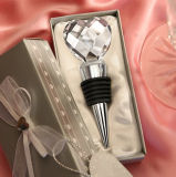 Fashionable Wedding Gift Crystal Heart-Shaped Bottle Wine Stoppers