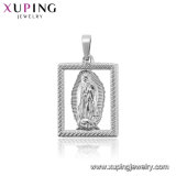 33725 Fashion Elegant Cubic Zircon Rhodium Imitation Jewelry Chain Pendant