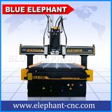 China Multi Heads 4 Axis CNC Router 1325 with 8X4 CNC Router Machine From Top Company