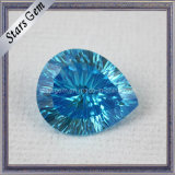 Millennium Cut Aquamarine Cubic Zircon Stones for Jewelry