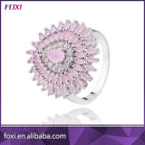 Fashion Jewelry Brass Factory Micro Pave Semi Joias Ring