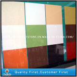 Artificial Blue/Pink/Yellow/Green Colors Quartz Stone with Mirror