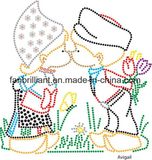 Crystal Rhinestone Heat Transfer Motif