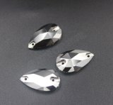 Teardrop Sew on Flat Back Strass Drill Diamond Stones