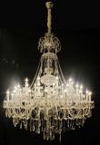 Chrome Finish Fancy Large Hotel Large Crystal Chandelier