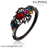 B-109 Fashion Jewelry Spider Design CZ Black Bangle