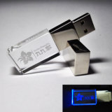 Elegant Gifts Glass Flash USB Disk 2GB 4GB 8 GB 16GB with Logo Printing